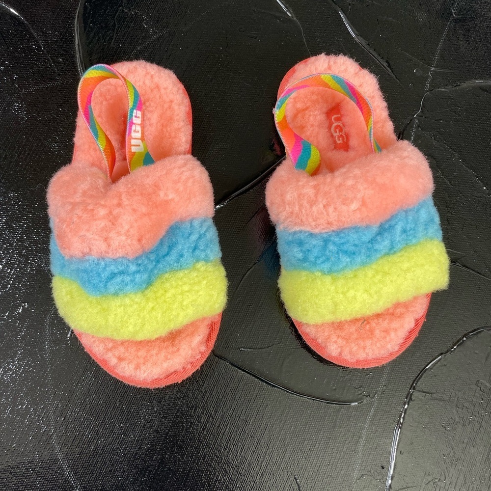 Ugg  slippers girls size 9